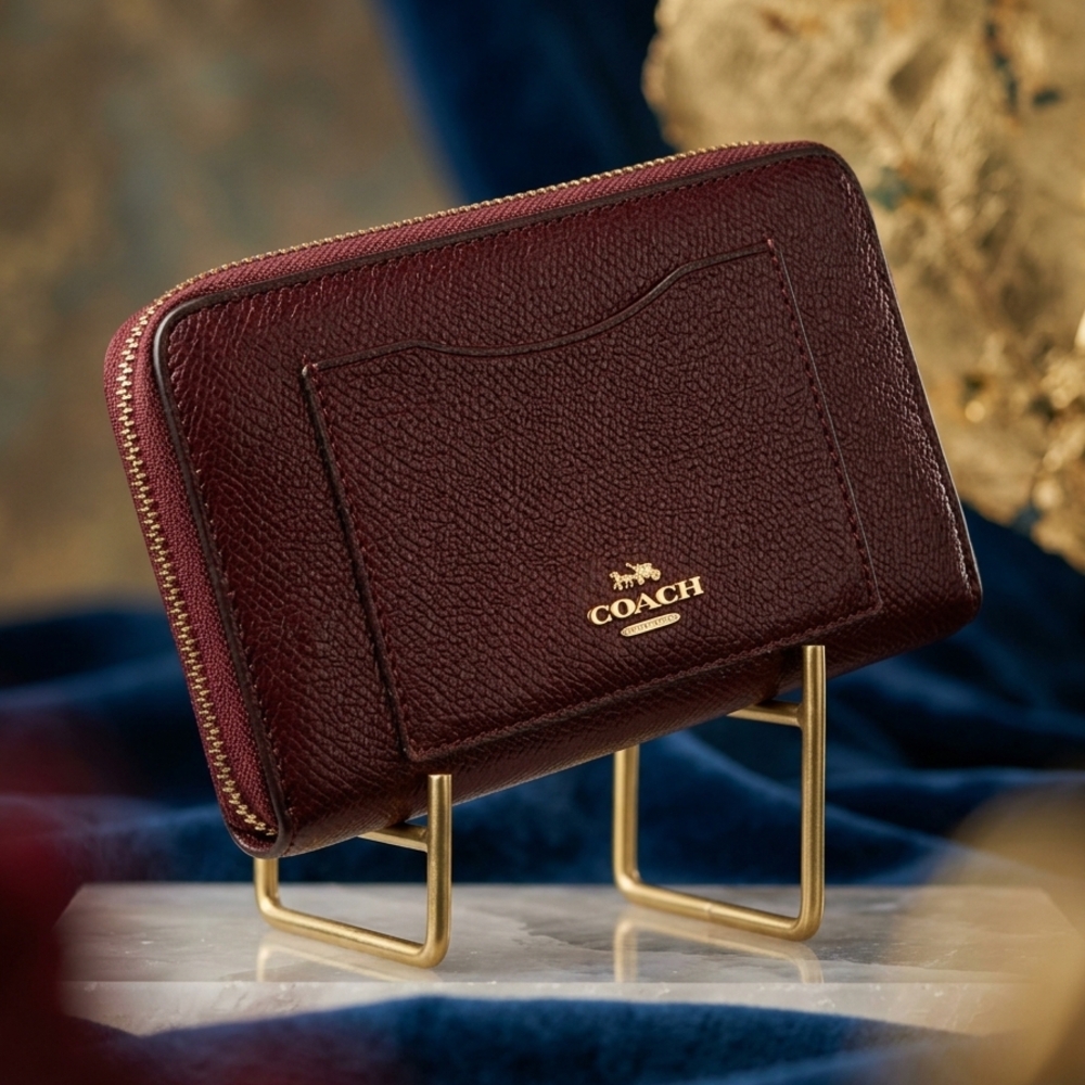 Coach Accordion Zip Wallet